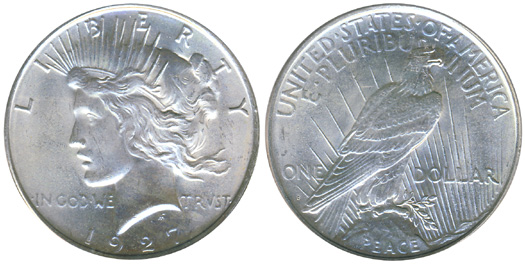 1927 Peace Dollar 1927 Peace Dollar