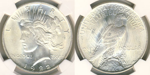 1922 Peace Dollar