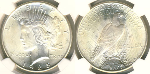 1925 Peace Dollar