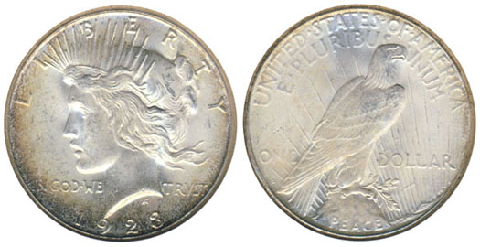 1923-S Peace Dollar