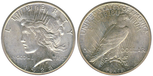 1928-S Peace Dollar